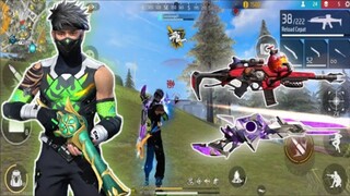 SOLO VS SQUAD PAKE SET NINJA HIJAU DI NEXTTERA! - FREEFIRE