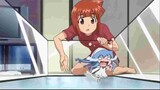 Cute squid girl scene