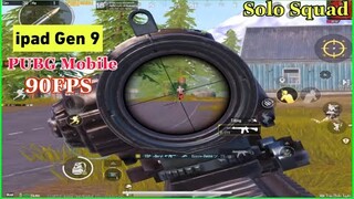 Test Game PUBG Mobile 90 Fps Trên Ipad Gen 9 - Solo Squad 5 Ngón 😁 | NhâmHNTV