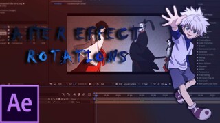 BEST SMOOTH ROTATIONS TUTORIAL | Adobe After Effects AMV TUTORIAL