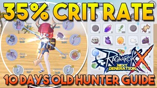 35% CRIT FOR HUNTER (STARTER GUIDE AGI CRIT) - ROX