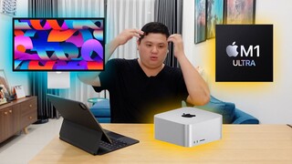 Apple làm mình té ghế: chip M1 Ultra khủng khíp, Mac Studio, màn 5K 27"