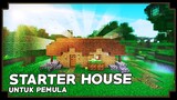 CARA MEMBUAT STARTER HOUSE UNTUK PEMULA - Minecraft Tutorial