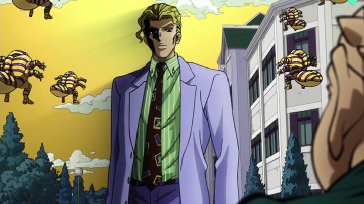 Mencoba menyela nyanyian Yoshikage Kira