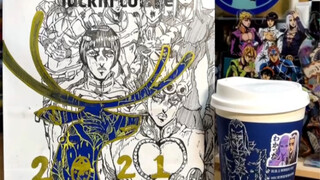 Luckin ร่วมแบรนด์ jojo golden wind