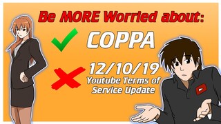 COPPA & YOUTUBE'S NEW TERMS OF SERVICE | THE REAL DEAL, REAL TALK