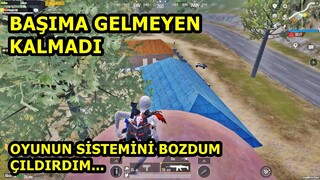 OYUNUN SİSTEMİNİ BOZDUM ! ÇILDIRDIM BAŞIMA GELMEYEN KALMADI SOLO SQUAD PUBG MOBİLE