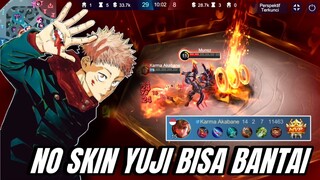 No skin yuji bisa bantai2 musuh