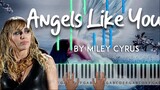 Angels Like You by Miley Cyrus piano cover  + sheet music & lyrics