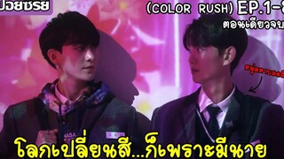 สปอยซีรี่ย์วาย เมื่อหนุ่มไอดอลตกหลุมรักหนุ่มตาบอดสีที่ไม่ชอบเข้าสังคม!! (Color Rush EP1-8) จบ