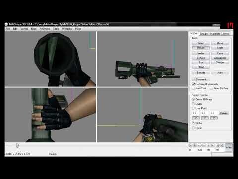 [HL Opposing force Re-animation] making the RPG animation