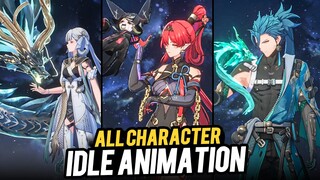 All Characters Idle Animation Wuthering Waves