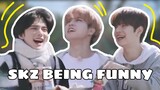 Stray Kids being comedians for 5 minutes straight