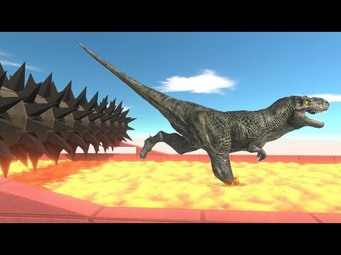 If You Fall Down Spiky Grinder Will Get You - Animal Revolt Battle Simulator