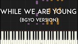 While We are Young |BGYO version| synthesia piano tutorial with free sheet music