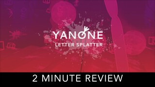 Yanone: Letter Splatter - 2 Minute Review