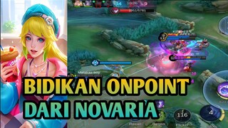 HERO NOVARIA LAGI NAIK DAUN NIH | GAMEPLAY NOVARIA MLBB