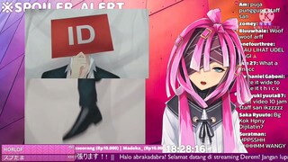 Derem unboxing dakimura staff-san ID and viewers get excited moment [Nijisanji ID]