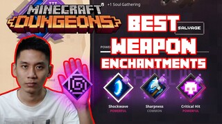 Best DPS Weapon Enchantments Ranking From Worst To Best - Minecraft Dungeons