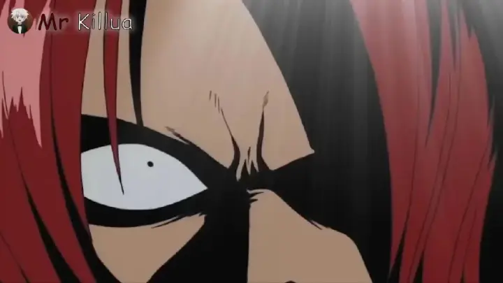 Shanks reaction to luffy's first bounty
