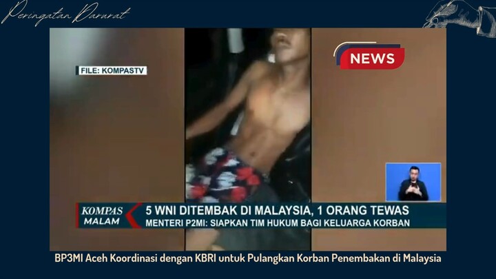 5 WNI Ditembak di Malaysia 1 orang WNI tewas