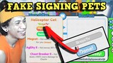 Fake Signing Pets With @tonibanks In Pet Simulator X Shiny Update | Roblox