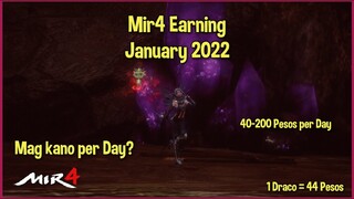 Mir4 January 2022 Earning Update ( Tagalog )