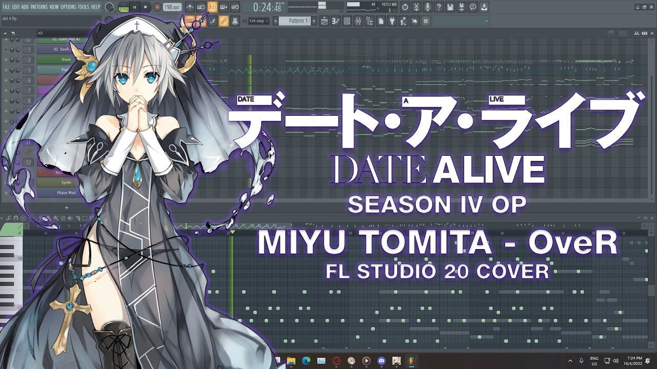 Date A Live IV OP  OveR - Miyu Tomita [Piano] 