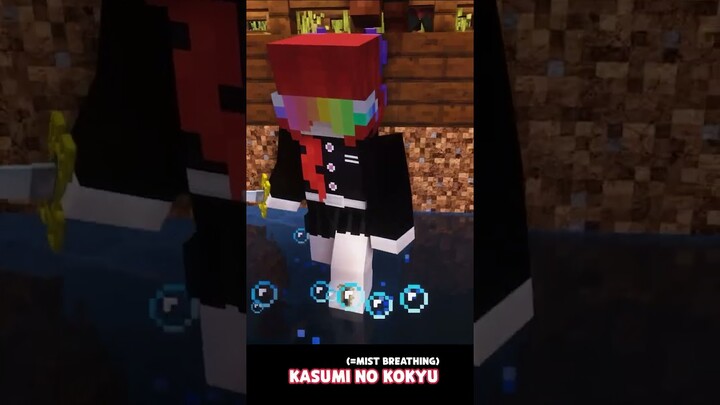 Muichiro Tokito Mist Breathing 6th Form: Lunar Dispersing Mist! Minecraft Demon Slayer Minecraft Mod