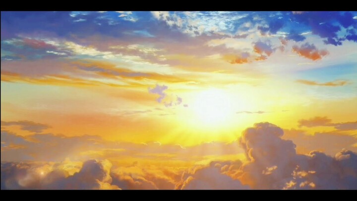 AMV - View of Amazing Sky (Beautiful Anime Scenery of Hakubo) Full HD