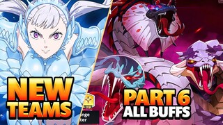 NEW RAID TEAMS! PART 6 PLAITCHIDNA FULL BUFFS CLEAR | Black Clover Mobile