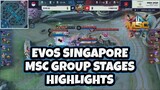MSC Group Stages Highlights | EVOS SG