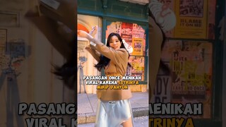 Pasangan Once menikah viral karena istrinya mirip #dahyun #sana #twice #shorts #kpop #viral