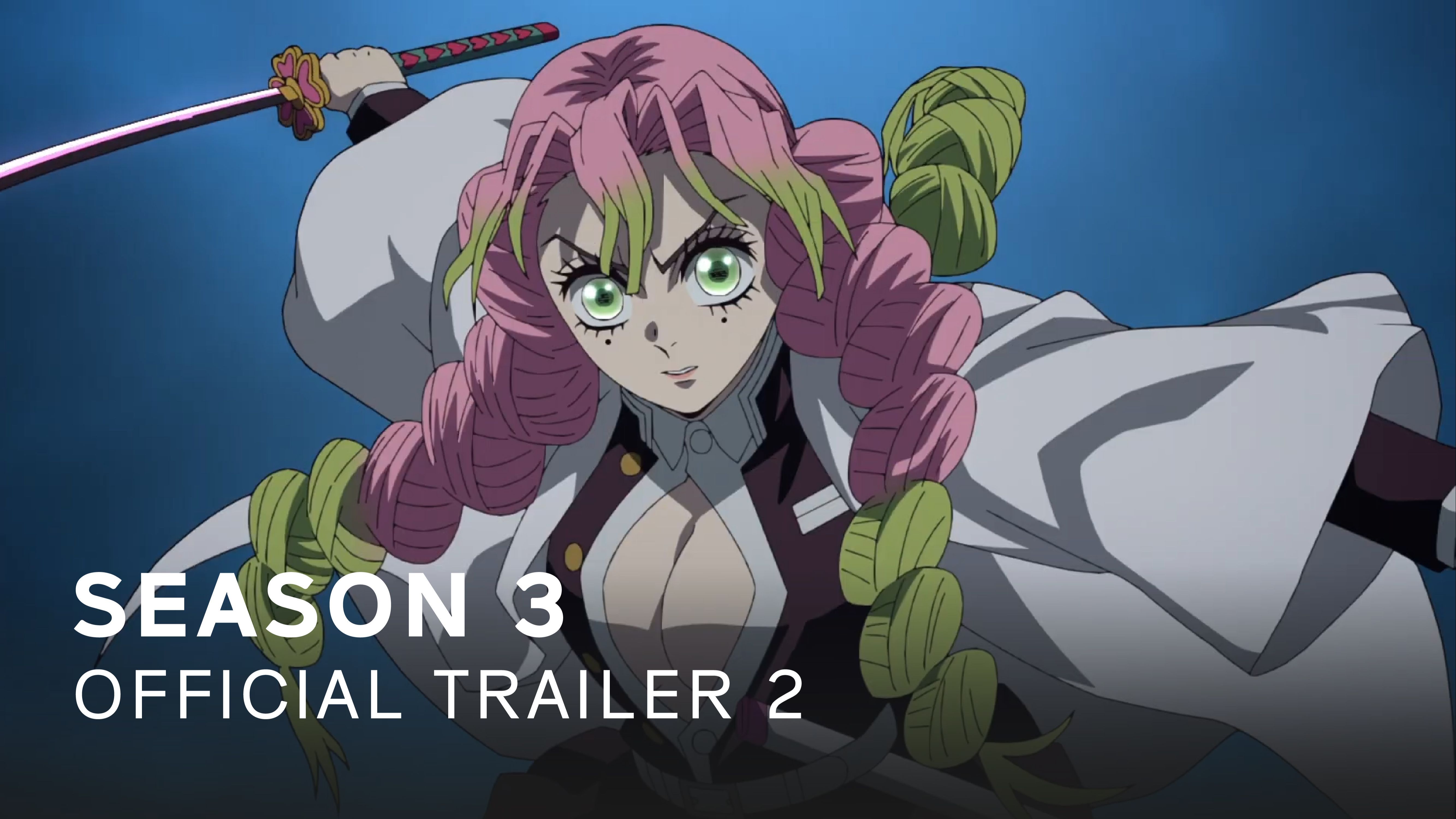 Demon slayer season 3, Official trailer