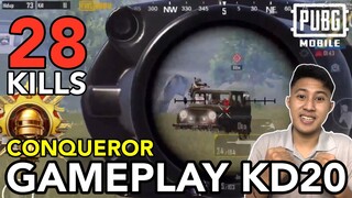 BARBAR PARAH, Seperti Ini Gameplay Player CONQUEROR KD20 | PUBG Mobile Indonesia