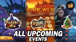 ALL UPCOMING EVENTS in Mobile Legends