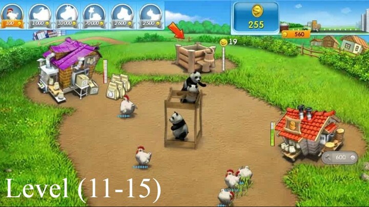 Farm Frenzy 2 Full Gameplay (Level 11 to 15)