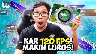 OH JADI BEGINI PAKAI KAR98 DENGAN 120 FPS?! AIM MAKIN LURUS! - PUBG MOBILE