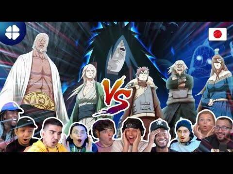 🔥 MADARA vs Kages ✅ FULL Fight 🔥😱 Reaction Mashup 🇯🇵 Naruto Shippuden [ナルト 疾風伝] [海外の反応]