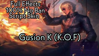 Gusion New Skin "K" (King of Fighters) Gameplay