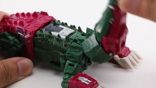 [Mecha Speed Transformation] Transforms into a Jurassic Crocodile Dragon leader warrior! Transformer