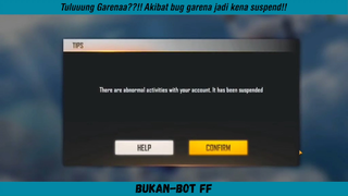 Ditroll sama Garena!!! Sampe akun kena suspend?!!! HUH