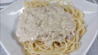 FILIPINO Quick & Easy Creamy TUNA CARBONARA | PINOY TUNA CARBONARA | CREAMY CARBONARA | LUTONG BAHAY