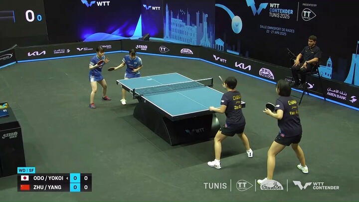 ZHUQIHUI/YANGHUIZE-SATSUKI ODO/SAKURA YOKOI-WTT Contender Tunis 2025 Presented B