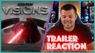 Star Wars Visions Trailer Reaction | Both Versions