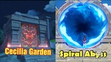 Membuka Cecilia Garden & Spiral Abyss di Genshin Impact
