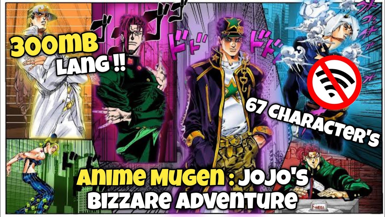 Jojo's Bizarre Adventure : Ultimate Mugen HD - [ FULL GAMES ] - Mugen Free  For All