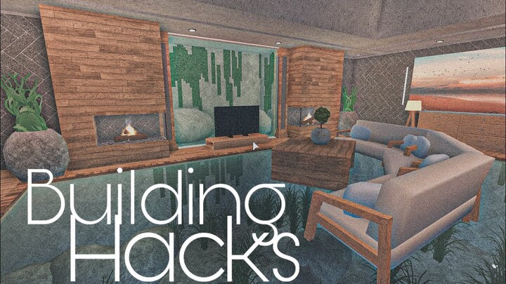 ROBLOX BLOXBURG || Building Hacks