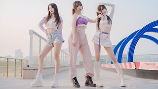 🏁赛道热舞美少女🏁Black Pink«Lovesick Girls»翻跳【雾奈·雨乃·夏酥酥】