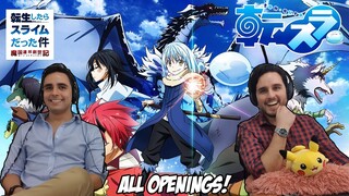 That Time I Got Reincarnated as a Slime All Openings (1-5) Brothers Reaction!!